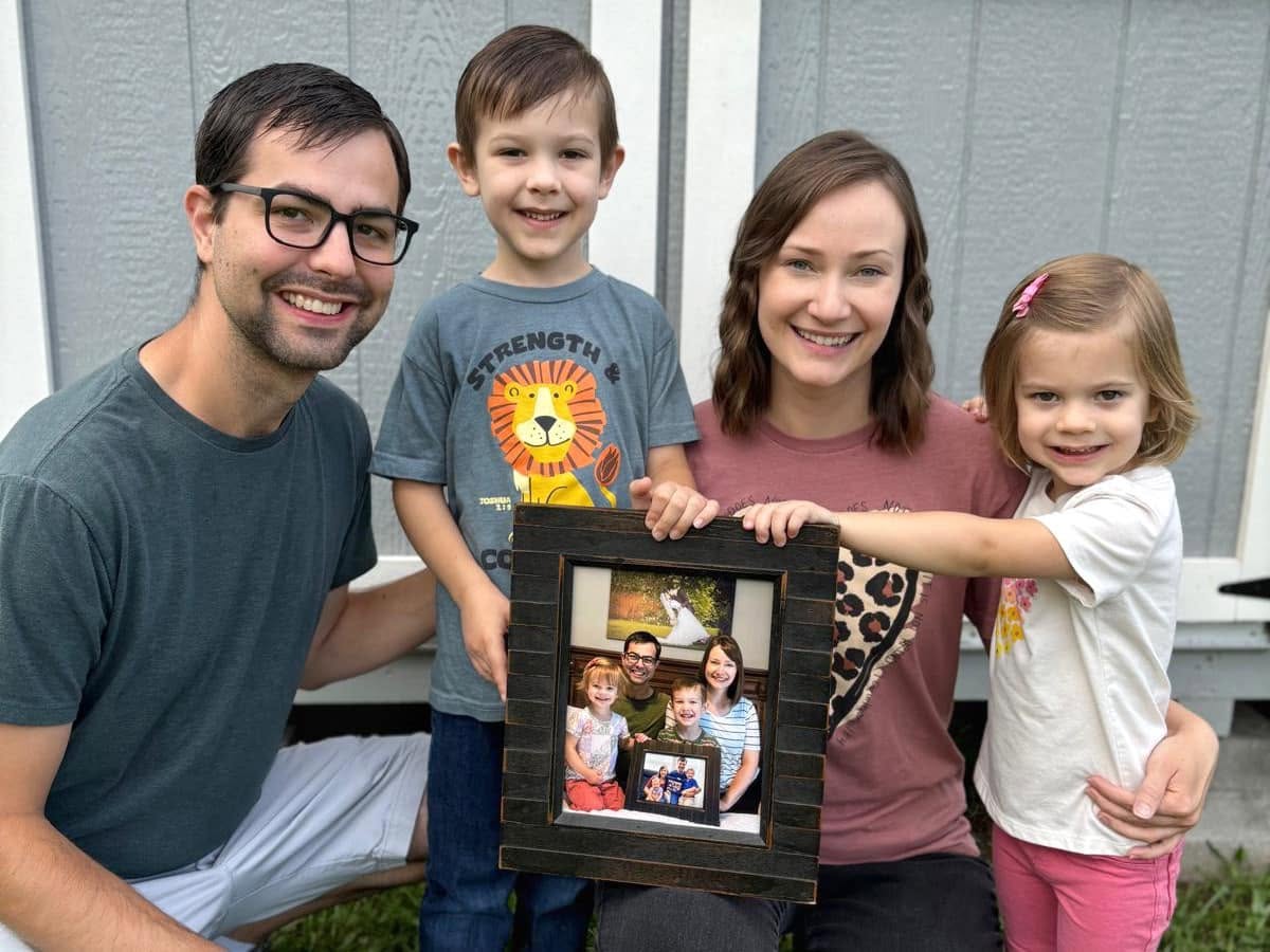 Current pastor family photo